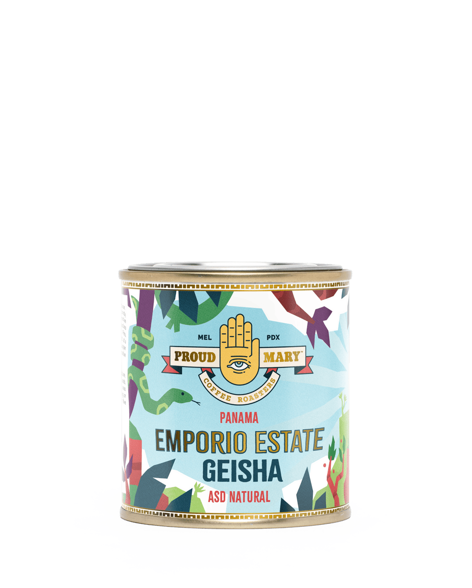Emporio Estate — Geisha ASD Natural package from Proud Mary Coffee