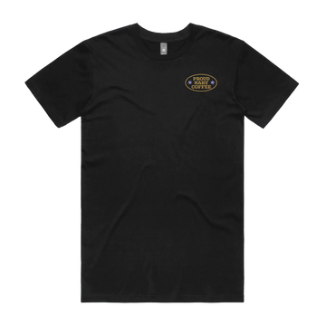 Black front flat lay