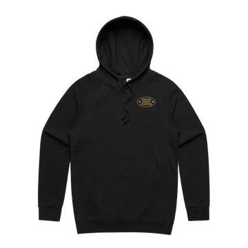 Black front flat lay