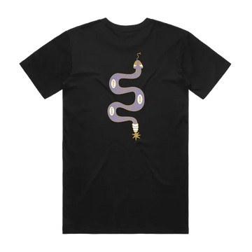 Black front flat lay