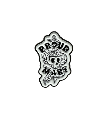 PMC Snake & Skull Pin