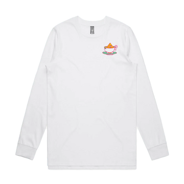 White front flat lay