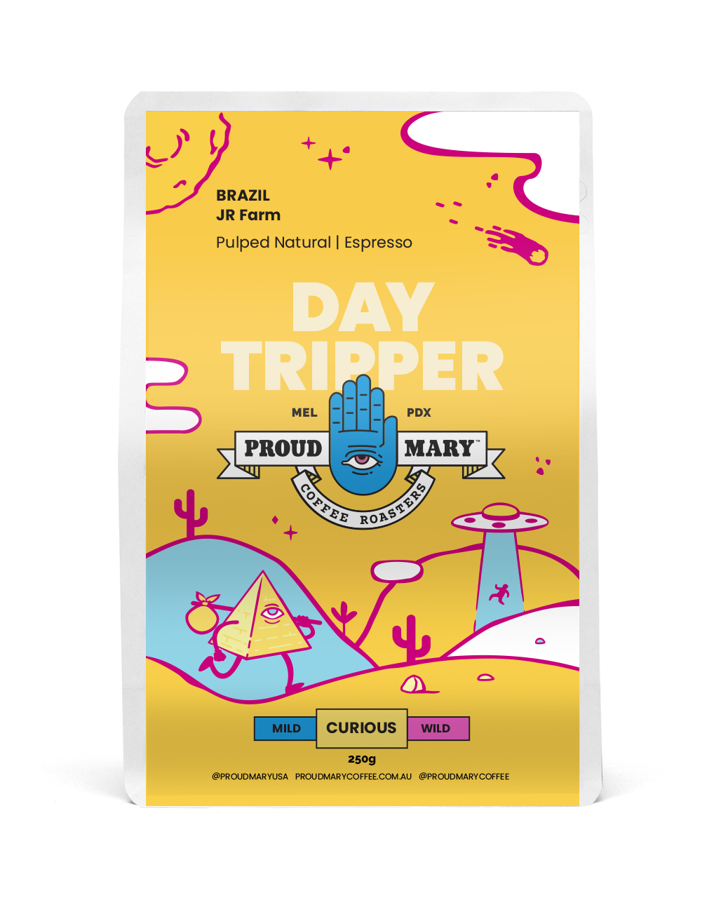 Photo of Brazil Jr Farm Yellow Catuai Pulped Natural Espresso 250G