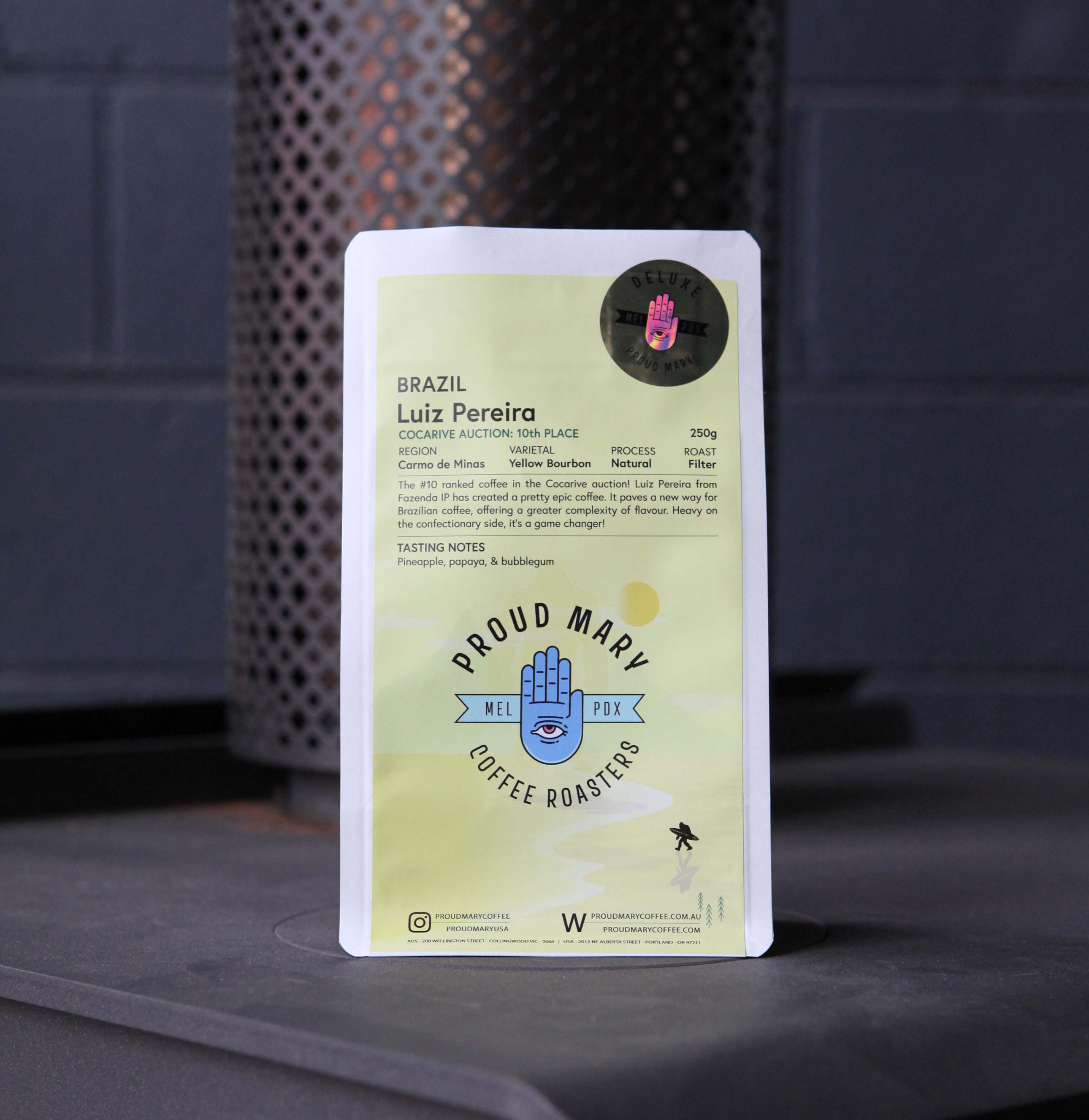 Photo of Brazil | Luiz Periera - #10 Cocarive Auction | Yellow Bourbon | Natural | Filter | 250g