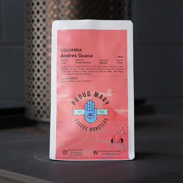 Colombia | Andres Guaca | Purple Bourbon | Natural | Filter | 250g - Proud Mary Coffee Melbourne