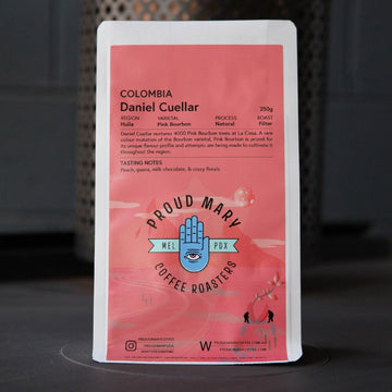 Colombia | Daniel Cuellar | Pink Bourbon | Natural | Filter | 250g - Proud Mary Coffee Melbourne