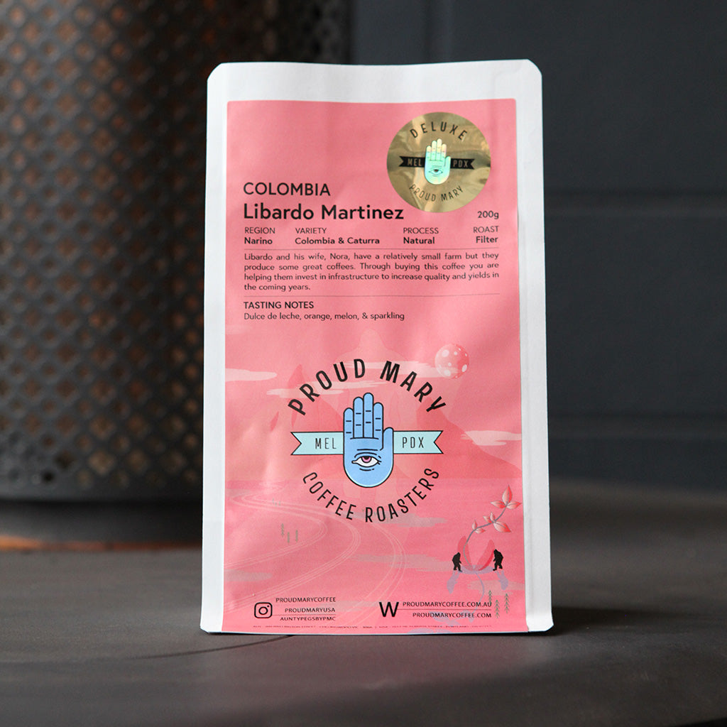 Colombia | Libardo Martinez | Colombia & Caturra | Natural | Filter | 200g - Proud Mary Coffee Melbourne