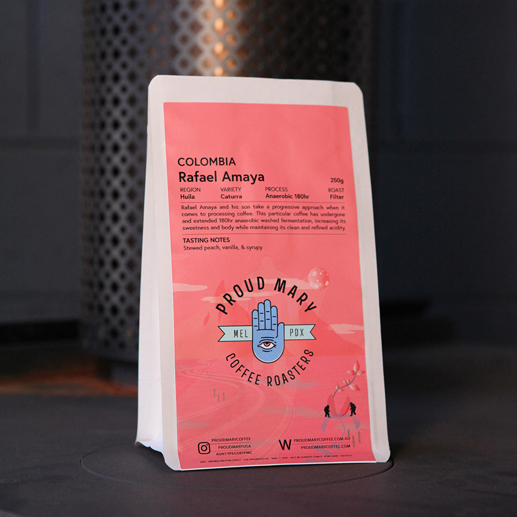 Colombia | Rafael Amaya | Caturra | Anaerobic Washed 180hr | Filter | 250g - Proud Mary Coffee Melbourne