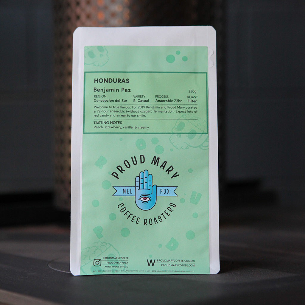 Photo of Honduras | Benjamin Paz | Red Catuai | Anaerobic Honey 72hr | Filter | 250g