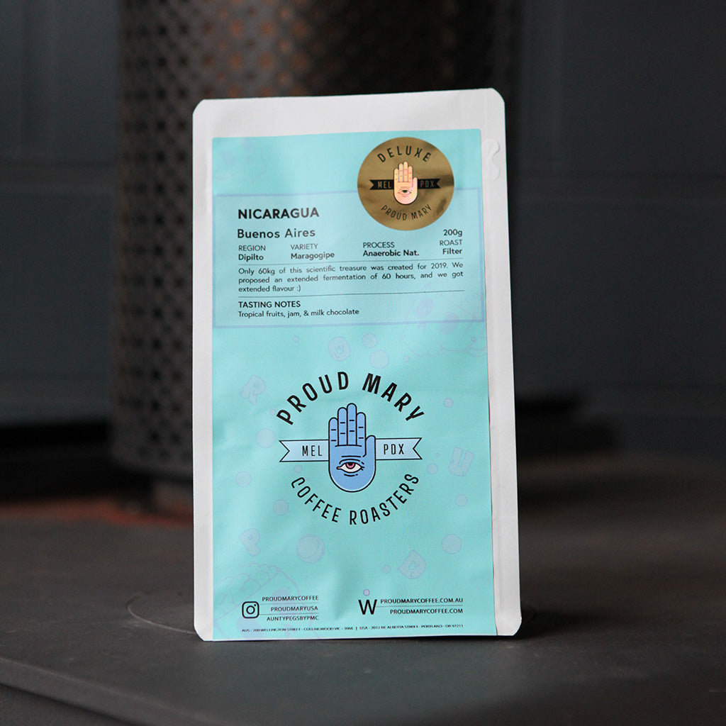 Nicaragua | Buenos Aires | Maragogipe | Anaerobic Natural 60hr | Filter | 200g - Proud Mary Coffee Melbourne